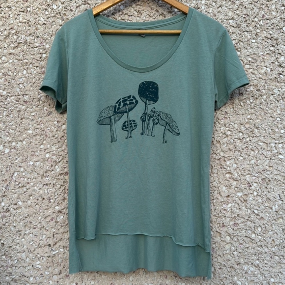 Mushroom Printed Graphic Tee by Artichoke